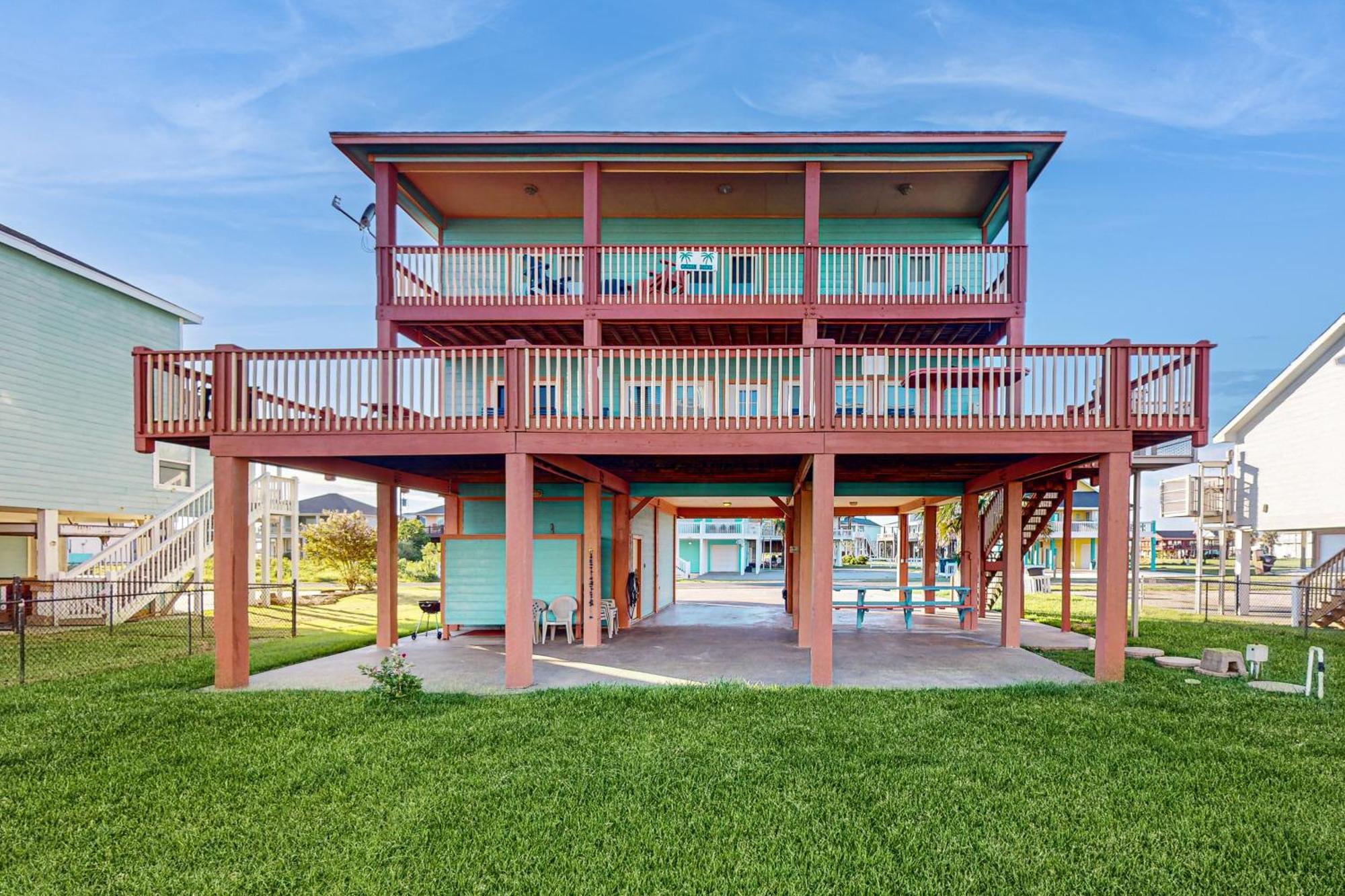 Bolivar Peninsula Crystal Beach Bagian luar foto